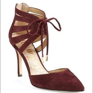 Purple Sam Edelman Strappy Zachary Suede Heels